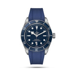Integrated Rubber Strap For Tudor Black Bay Fifty Eight- Blue