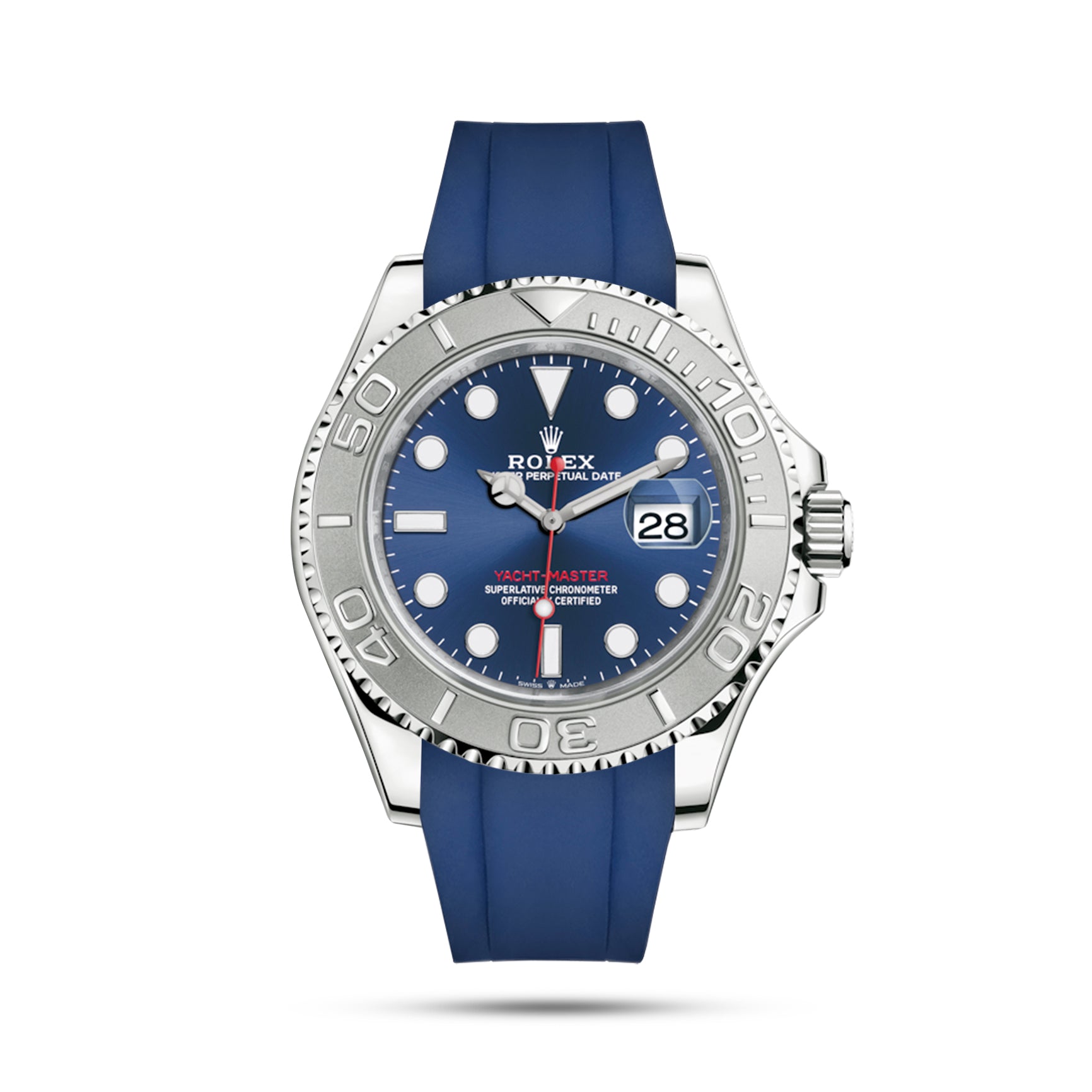Yacht Master with Blue Rubber Strap