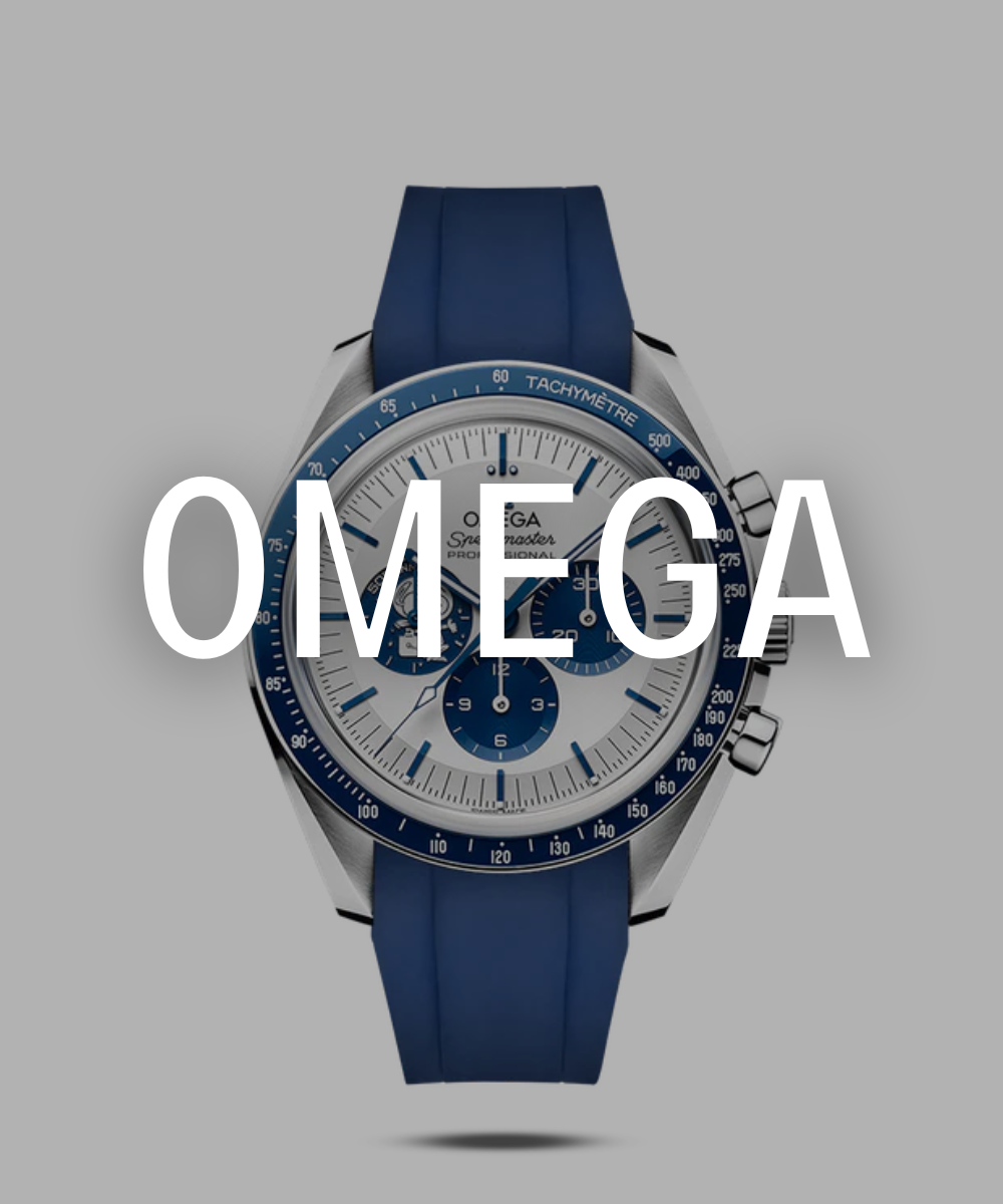 Omega Watch with Blue Strap