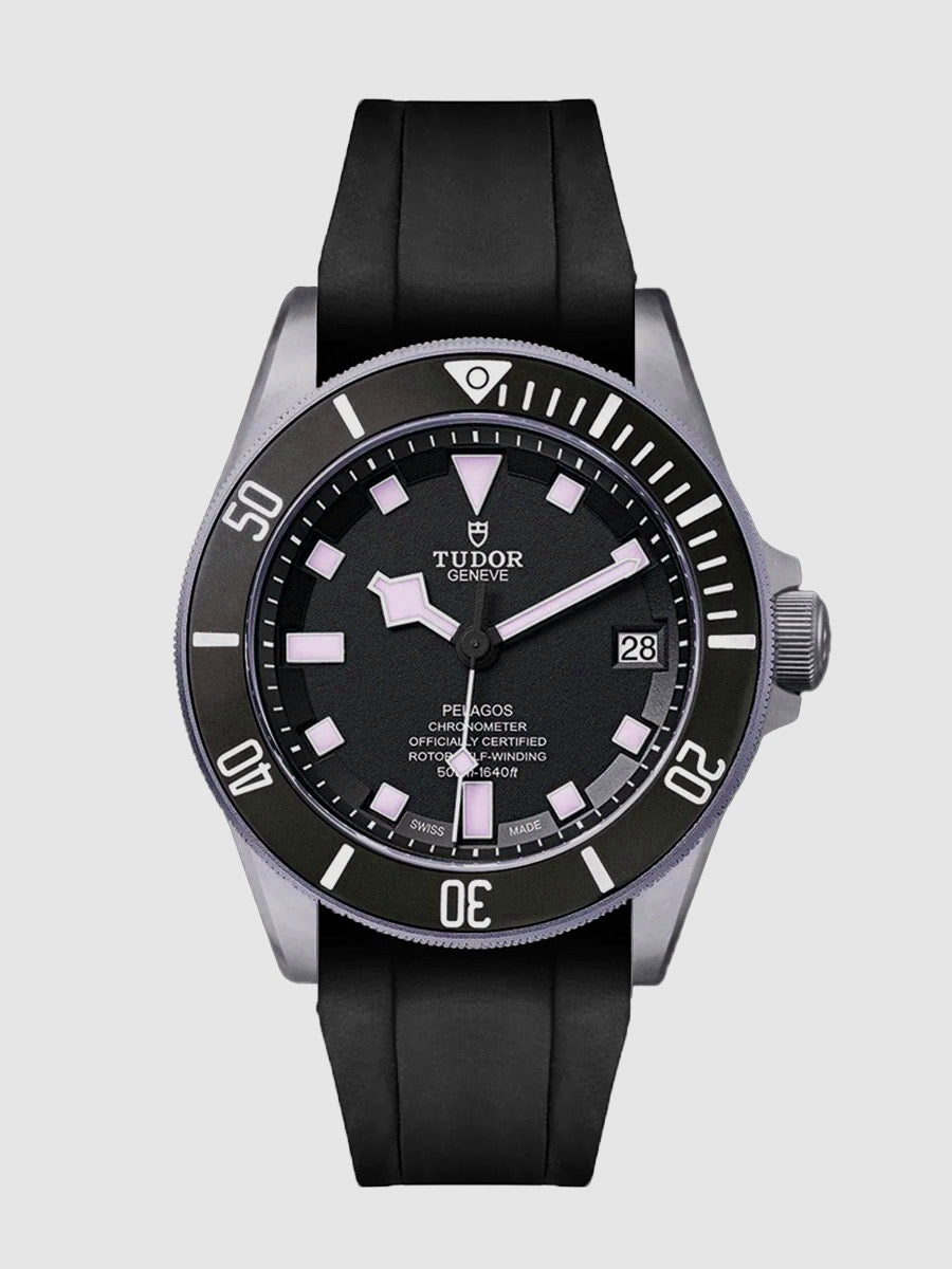 Tudor Pelagos With Black Rubber Strap