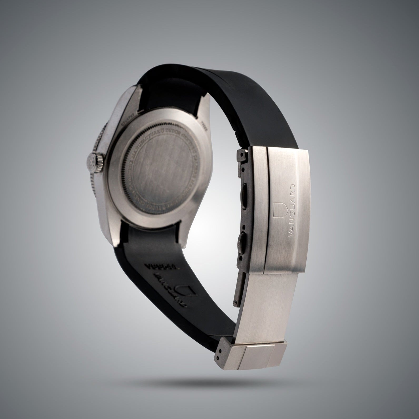 Pro Rubber Strap For Tudor Black Bay 58- Black