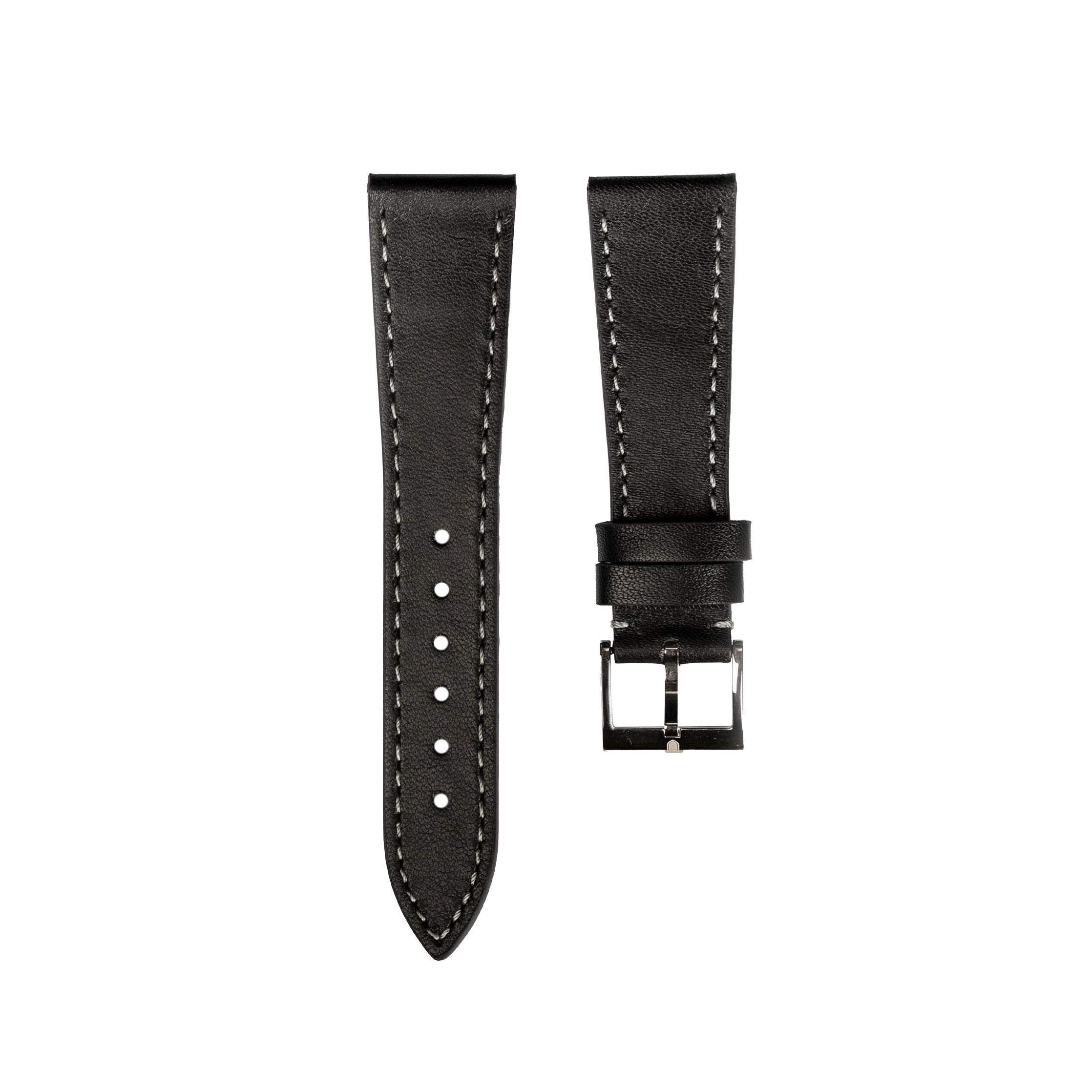 Black Nappa Leather Strap