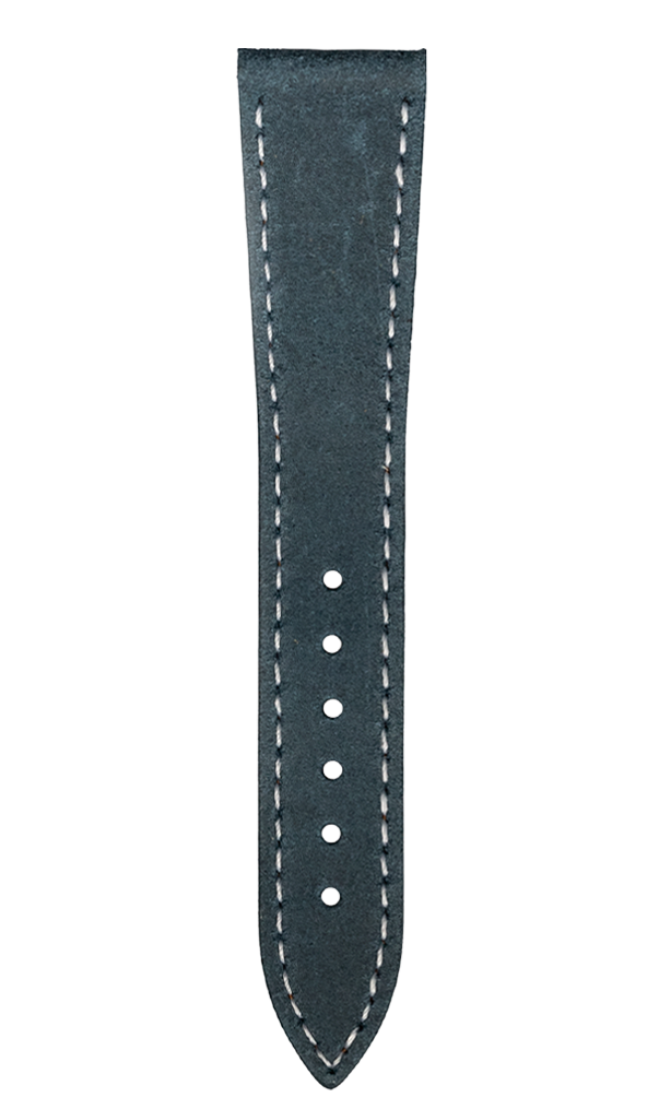 Blue Leather Strap