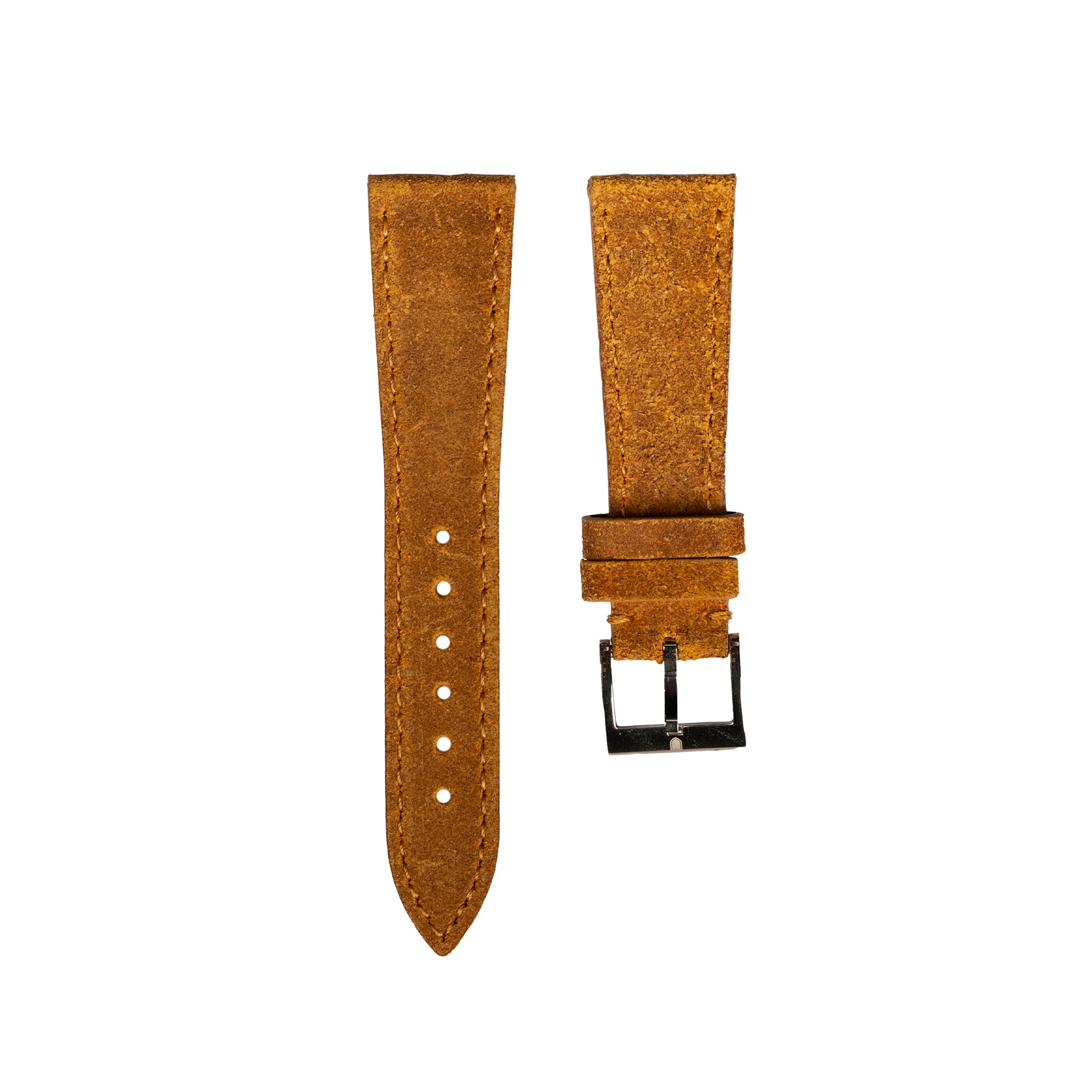 Brown Nubuck Leather Strap