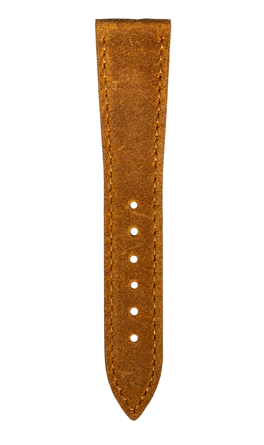 Brown Nubuck Leather Strap