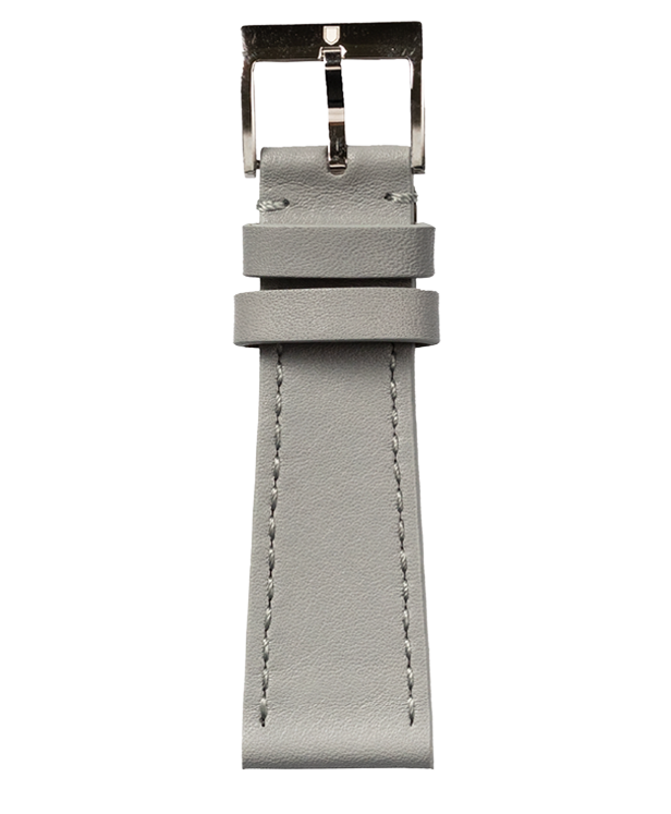 Gray Nappa Leather Strap