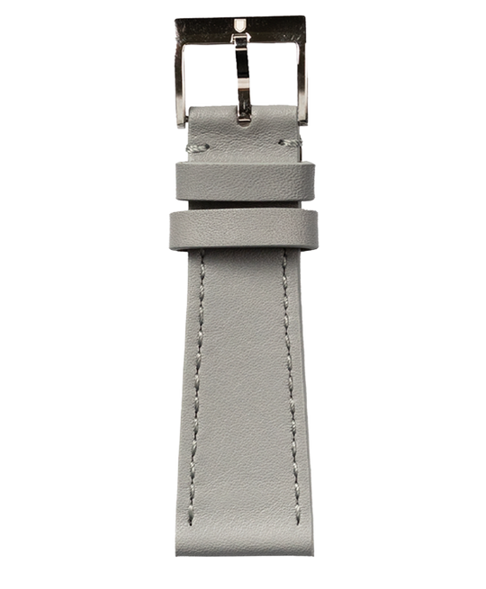 Gray Nappa Leather Strap