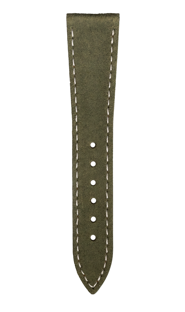 Olive Green Nubuck Leather Strap