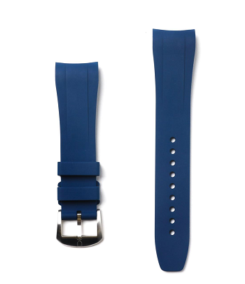  Blue Rubber Strap for Yacht Master