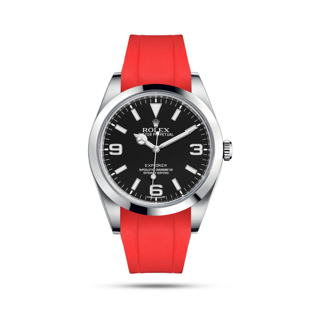 Rolex explorer 1 rubber strap store