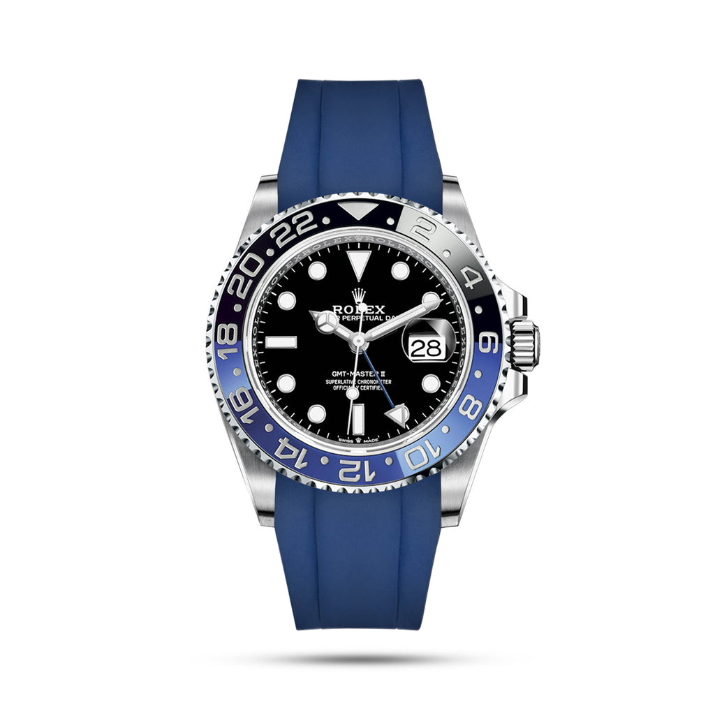 Rolex GMT Master II Blue Rubber Strap Vanguard Specialty Straps Vanguard Straps
