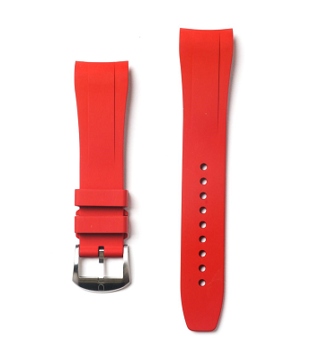Red Rubber Strap for Rolex Submariner